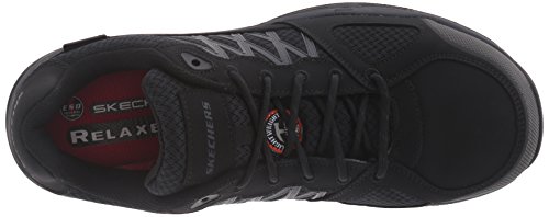 Skechers for Work Men's Conroe Searcy Work Shoe, Black, 7 M US