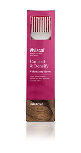 Viviscal Light Brown Hair Fibers with Applicator for Women