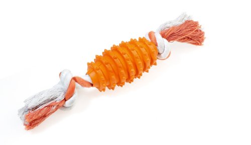 Classic-Pet-Products-Rubber-and-Rope-Tug-Toy