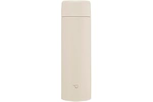 Zojirushi SM-ZB48-CM vattenflaska, skruv, rostfritt stål mugg, sömlös, direkt drickande, 480 ml (16 fl oz), sandbeige