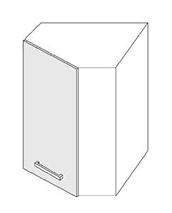 Küchenschrank Hängeschrank Eckschrank 1-türig 60: Amazon.de: Küche