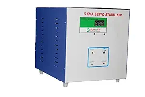 SERVOLIN POWER SYSTEMS 5 KVA Mainline Automatic Servo Voltage stabilizer (140v-280v) Single Phase 100% Copper