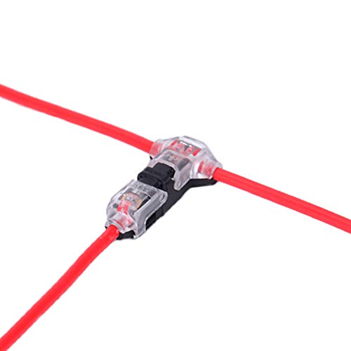 brightfour alambre rápido Splice connector-t tipo 1 pines solderless- Compatible con 22 - 20 AWG cable Automotive utiliza para algunos estrecho