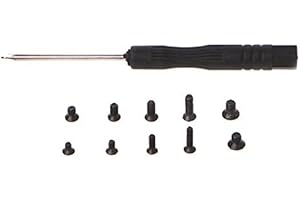 DollaTek Zestaw śrub do laptopa, notebooka, zestaw śrub - 500 szt./pudełko, czarny