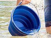 Rosenstein & Söhne Faltbarer Silikon-Eimer, 7 Liter - 6