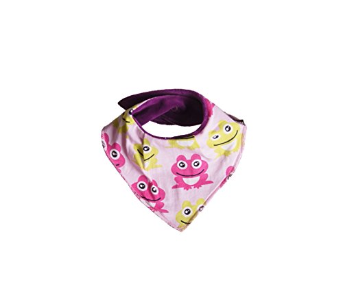 Maxomorra Dribble Bibs Baby Bib One Size -  Pink - One Size