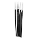Produktbild Power Ferhd Soft White Tips Pâte à Modeler en Argile Sculpting Painting Tools Poignée en Bois Noir Set de 5Pcs