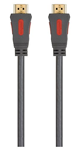 Peerless 3m HDMI M/M cable HDMI HDMI tipo A (Estándar) Gris, Rojo - Cables HDMI (3 m, HDMI tipo A (Estándar), HDMI tipo A (Estándar), 3D, Gris, Rojo)