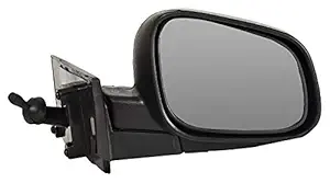 MODERN Md 17128 Plastic Right Side View Mirror for Chevrolet Beat (Black)