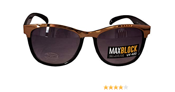 Foster Grant FG36 occhiali da sole da donna, stile Wayfarer nero \u0026 oro  cornice in plastica e braccia nero sfumato lenti Cat 2 : Amazon.it:  Abbigliamento