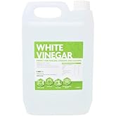 Hexeal White Vinegar 5L – 5L of Food Grade White Vinegar for Cooking, Cleaning, Pickling & Baking – Cleans Surfaces, Deodoris