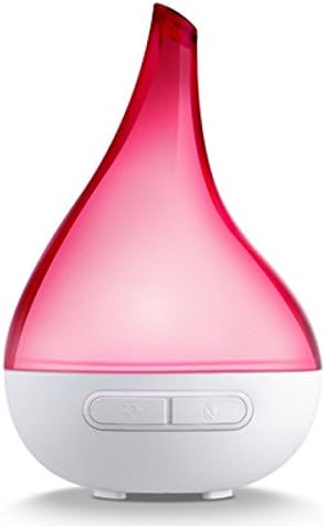 ANHPI 200ml Portable Ultrasonic Aromatherapy Air Humidifier Mini Home Muted Bedroom Office Spray Humidifier,Red-D15.2cm*H23.7cm