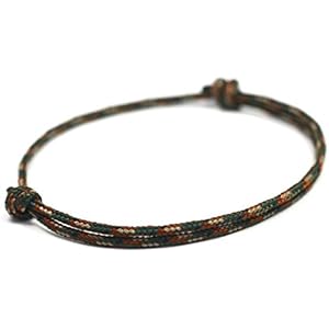 Dezentes KOMIMAR Surfer Armband CAMO - cool lässiger Surf Style - Freundschaftsarmband - Snowboarder - Skater - Segeln - Geschenkidee - Handgemacht - Yachting - Strandschmuck - survival