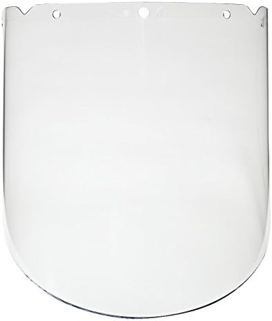 MSA 10115851 V-Gard Propionate Visor, Molded, 9.25 x 18 x 0.098, Clear by MSA