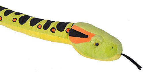 WILD REPUBLIC Anaconda Plush, Stuffed Animal, Plush Toy, Gifts for Kids, Snake 54 Inches