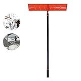 YLOVOW Râteau de Toit Ajustable avec Pelle à Neige et râteau Multi-Outils Durable avec poignée en résine, résistance à la poignée en résine, idéal pour la Neige, Les Feuilles et Le débris