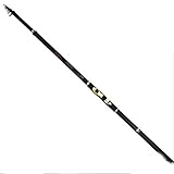 DIAOYUJUT Tragbare Teleskopruten Angelrute Spinnrute Angelruten aus Carbon Fiber, 4.5 m