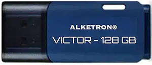 ALKETRON Victor USB2.0 Pen Drive - 128GB | 256GB - Multi Colors Flash Drive (128 GB, Blue)