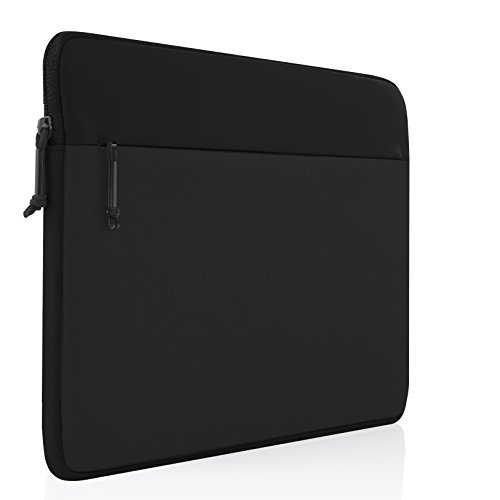 Incipio Truman Sleeve für Apple 12,9″ iPad Pro – gepolsterte Schutztasche [Nylon | Große Außentasche für Zubehör wie z.B. Apple Pencil, Visitenkarten oder Kabel] – IPD-292-BLK - 3