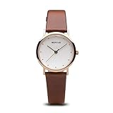 BERING Damen-Armbanduhr Analog Quarz Leder 13426-564