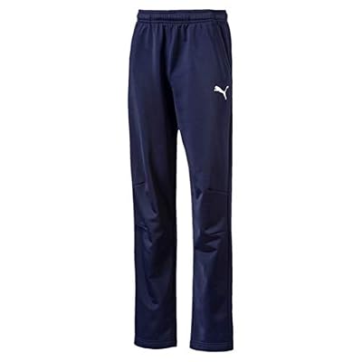 Puma - 655774 - Pantalons - Mixte Enfant - Bleu (Peacoat/Puma Blanc) - FR: 6 ans (Taille Fabricant: 116)