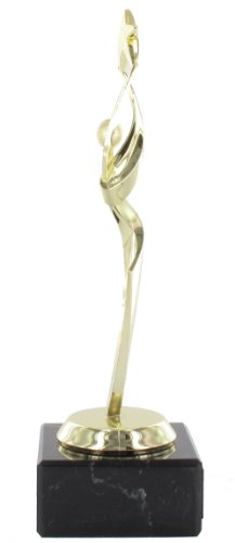 Siegerfigur Stern auf Marmorsockel, mit Ihrem persönlichen Wunschtext graviert, ca. 20,8 cm hoch - 2