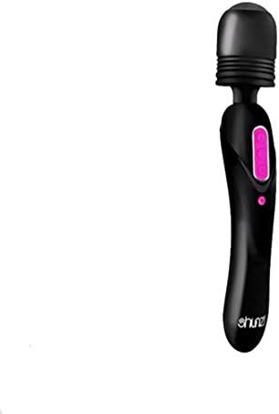 USB Charging Dual Seismic AV Stick 10-Frequency Dual Head Dual Motor Shock Waterproof Mute Massager Adult black