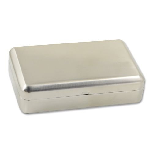 Preisvergleich Produktbild Feinschnitt-Tabakdose aus Nickel in silber matt