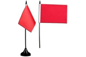 DIGNI Flaggenfritze® Tischflagge Einfarbig Rot 10x15 cm