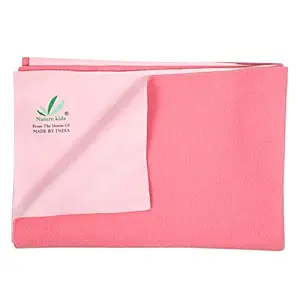 Nature Kids Waterproof Baby Bed Protector/Mattress Dry Sheet(70cm X 50 cm) Orange