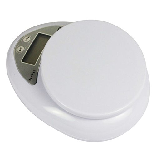 Digital Scale, HARRYSTORE 5Kg / 1g Digital LCD Elektronische Küche Essen Postwägung Skala Balance - 5