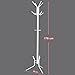Songmics Stylish Metal Coat Rack Stand Hanger 15 hooks 176 cm White RCR17W