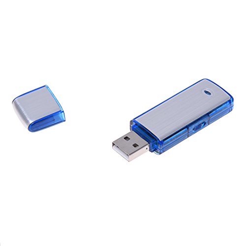 SODIAL(R) USB SPY 8GB Unidad de flash Pluma grabadora de voz audio digital con grabacion 150 horas