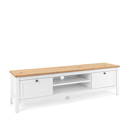 Antyki I Sztuka Fernsehtisch Shabby Weiss Tv Mobel Vintage