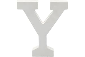 HOME SOLAZZIA Lettere e numeri in legno decorativo 15 cm (Y)