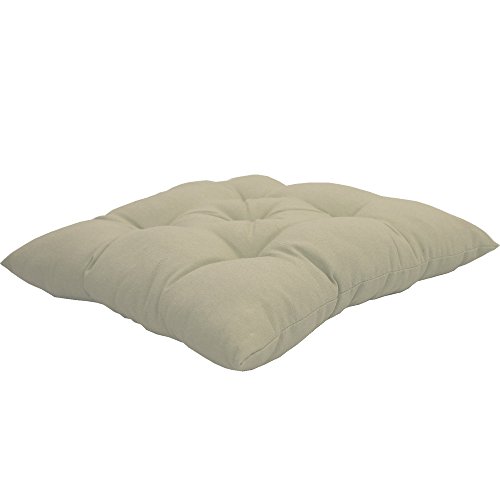 proheim Stuhlkissen Uni 40 x 40 cm in Ecru gepolstertes Sitzkissen sehr bequem & komfortabel Sitzauflage in Sparsets – Farbwahl - 3