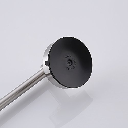 KES A6200-P Badezimmer Einzelne Handtuchstange, starker Saugnapf, gebürsteter Edelstahl – 55 cm - 6