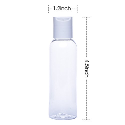 eBoot Reise Flaschen Kosmetikflaschen Set Körperpflege Flüssigkeitsbehälter für Kosmetik und Make-up, 9 Stück - 4