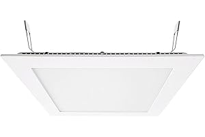 VR VETRINEINRETE Vetrineinrete® Pannello led incasso quadrato slim 3 6 12 18 e 24 watt plafoniera luce calda 3000k faretto illuminazione di interni driver incluso (6) B54