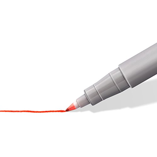 Staedtler 316 WP8 Folienstift Lumocolor non-permanent (wasserlöslich, F-Spitze Linienbreite ca. 0.6 mm, hohe Qualität Made in Germany, Set mit 8 Farben) - 4