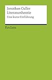 Literaturtheorie: Eine kurze Einführung (Reclams Universal-Bibliothek) by 