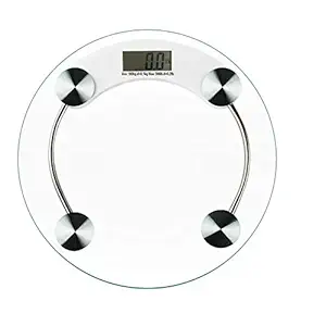Meditotalpro Electronic Digital Personal Weighing Scale - 8mm Thick Tempered Glass