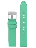 Diesel Uhrband Wechselarmband LB-DZ5564 Ersatzband DZ5564 Uhrenarmband Leder 18 mm Türkis