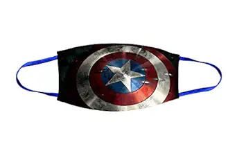 Pixelkari- Captain America Shield Face Mask (KIDS)