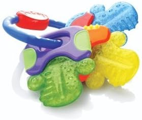 Toy Game Nuby Icybite Hard/Soft Teething Keys with Multiple Teething Surfaces And Strengthening of New Teeth Kid Child Play
