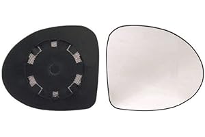 REPIAUTO Verre de rétroviseur droit compatible avec Renault Twingo 2 phase 1 2007-2011