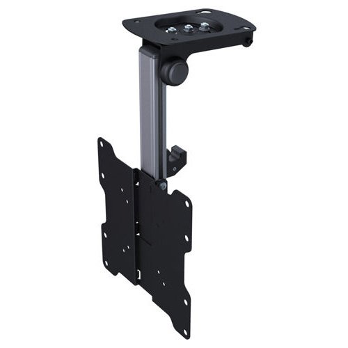 Premium TV Deckenhalterung, bis zu 105° neigbar für Dachschrägen, Höhe verstellbar, max. Traglast 20kg, max. VESA 200×200, universell HALTERUNGSPROFI CL3 - 2