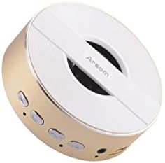 Arsom Ultra Portable Wireless Bluetooth Speakers Compatible with iPad/iPhone/Samsung and More (Gold)