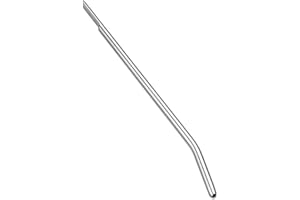 QQKY Dilatadores para el pene, de acero inoxidable, para el uretral, juguete erótico para hombres, 9 tamaños, catéter largo BDSM, tapón para pene, dilatador para el pene (plata, 8 mm)