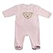 Steiff Unisex Baby 0002892 1/1 Sleeves Romper, Barely Pink, 12-18 Months (Manufacturer Size:80)
